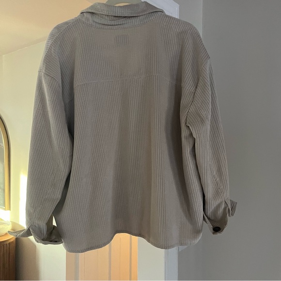 Corduroy Jacket, Vintage Inspired, Women’s Large, Beige - Picture 5 of 6